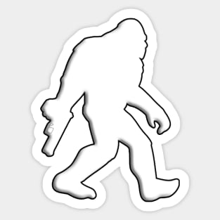 Bigfoot - Guns Sticker